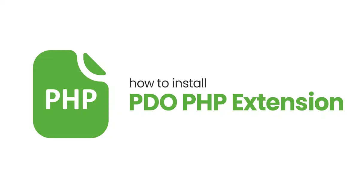 How to Install PDO PHP Extension