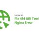 How to Fix 414 URI Too Large Nginx Error